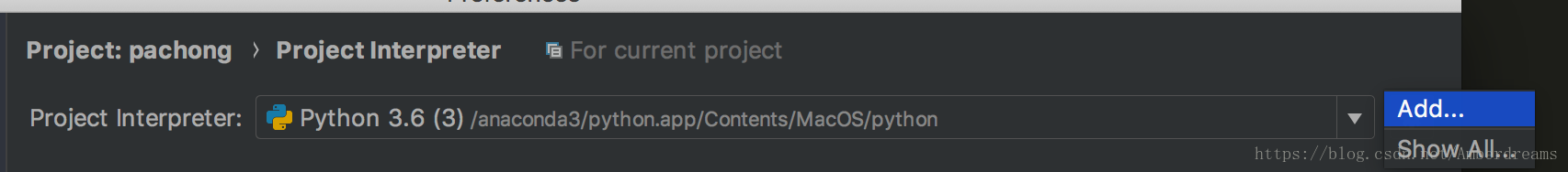 在Mac中PyCharm配置python Anaconda環(huán)境過程圖解