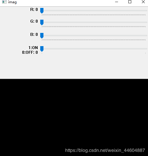 Python Opencv 通過軌跡(跟蹤)欄實現更改整張圖像的背景顏色