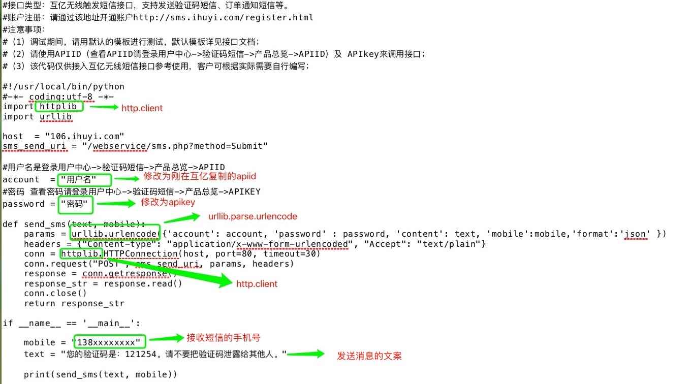 Python發(fā)送手機(jī)動(dòng)態(tài)驗(yàn)證碼代碼實(shí)例