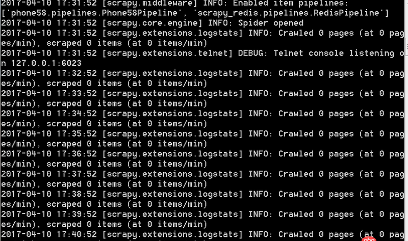 python - 基于scrapy-redis的分布式爬蟲運行的時候不能正常運行 遇到的問題如下截圖所示