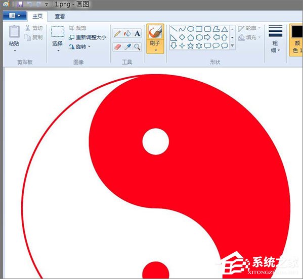 Windows系統自帶的畫圖工具如何填充顏色？