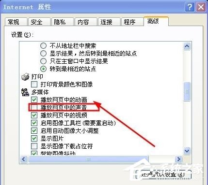 WinXP系統電腦網頁沒有聲音怎么解決？
