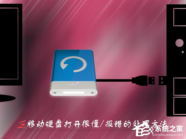 Win7移動硬盤打開很慢怎么辦？打開移動硬盤就報(bào)錯(cuò)的處理方法