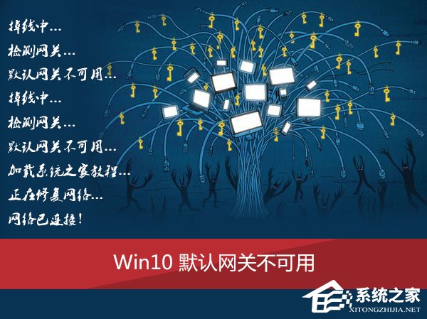 Win10網(wǎng)絡(luò)診斷后提示“默認(rèn)網(wǎng)關(guān)不可用”的問題怎么解決？
