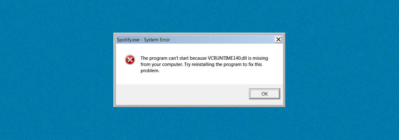 Windows運(yùn)行程序缺少vcruntime140.dll怎么辦？