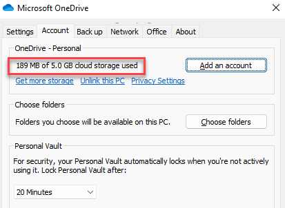 怎么在Windows11/10中檢查OneDrive存儲(chǔ)空間使用情況？