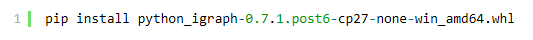 Windows7 64位環境下Python-igraph環境配置的方法