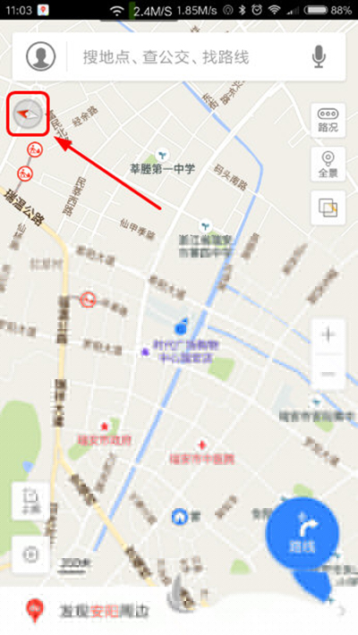 百度地圖如何設(shè)置地圖方向?設(shè)置地圖方向說明