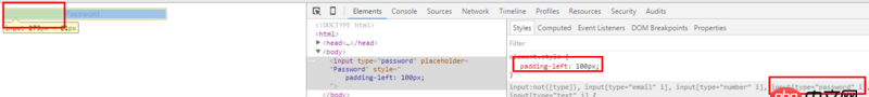 javascript - iview 表單中 入和覆蓋 input[placeholder]  提示內容的 padding-left