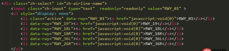 html5 - input和ul實(shí)現(xiàn)下拉列表，怎么實(shí)現(xiàn)選中某一項(xiàng)后，顯示該項(xiàng)下面的內(nèi)容；各位指點(diǎn)一下，急
