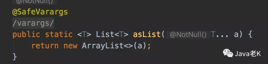 Java踩坑記錄之Arrays.AsList
