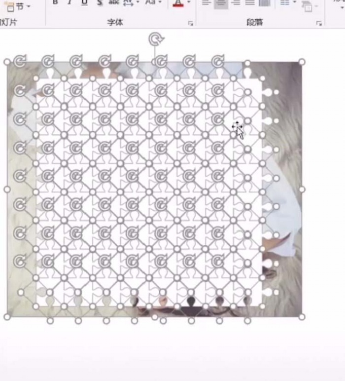 ppt制作出拼圖效果具體操作步驟