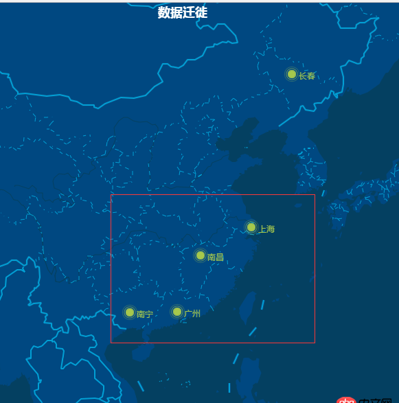 javascript - 仿著echarts官網(wǎng)的地圖做了個例子，但是只顯示出來了地點，沒有畫出飛機動態(tài)效果？？急
