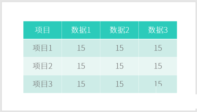 ppt表格單元格實現凹凸效果具體操作方法