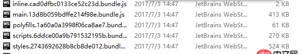 javascript - angular-cli使用ng build --prod 和ng build --prod --aot 打包文件大小相同？