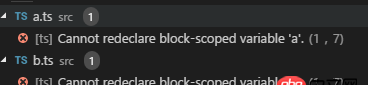 javascript - typescript 使用const 報(bào)Cannot redeclare block-scoped variable