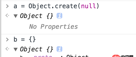 javascript - Object.create(null) 和 {} 區(qū)別是什么