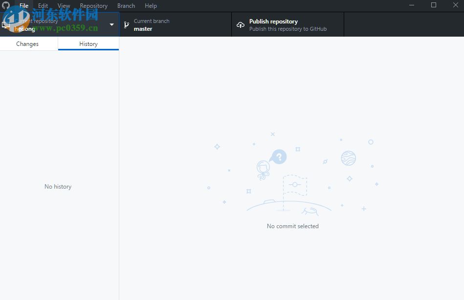 github desktop windows上傳本地項(xiàng)目文件的方法