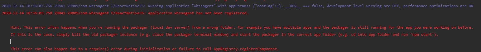 解決VSCode調(diào)試react-native android項(xiàng)目錯(cuò)誤問題