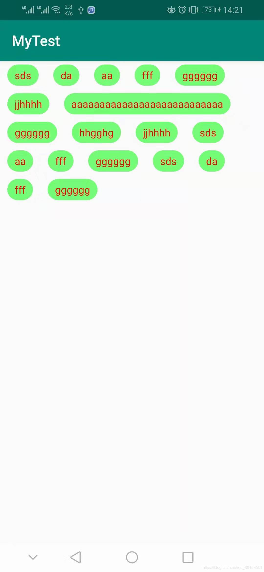 Android自定義流式布局的實現(xiàn)示例