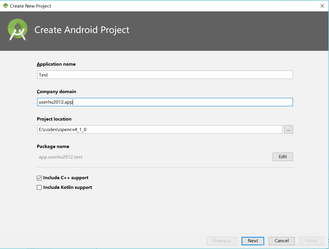 使用Android Studio創建OpenCV4.1.0 項目的步驟