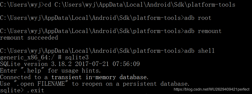 Android如何通過命令行操作Sqlite3數據庫的方法