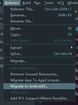 Android Studio 實現(xiàn)將support庫改成Androidx