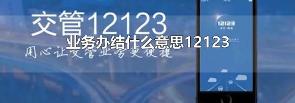 業(yè)務(wù)辦結(jié)什么意思12123