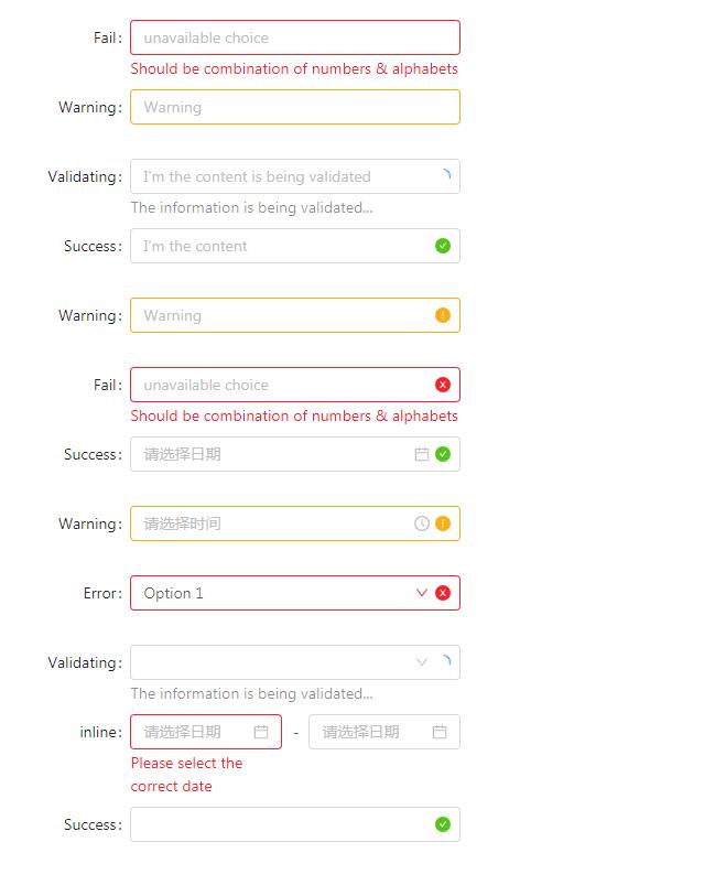 Vue-Ant Design Vue-普通及自定義校驗實(shí)例