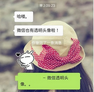 2018微信頭像透明的怎么搞的 微信頭像透明素材黑色大全