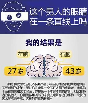 朋友圈左右腦年齡測試9題答案是什么 朋友圈測試你的左右腦年齡玩法攻略