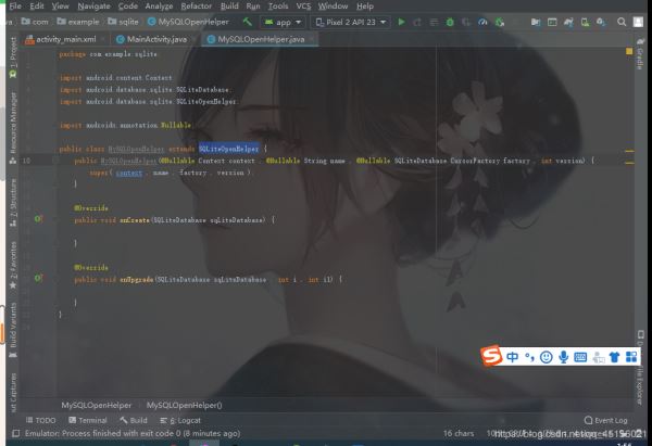android studio使用SQLiteOpenHelper()建立數(shù)據(jù)庫(kù)的方法