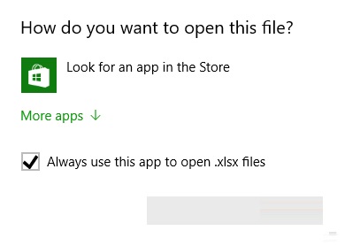 win10取消打開文件出現“在商店中查找應用”窗口提示的方法