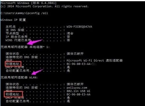 Win10系統下如何查詢系統MAC地址方法教程