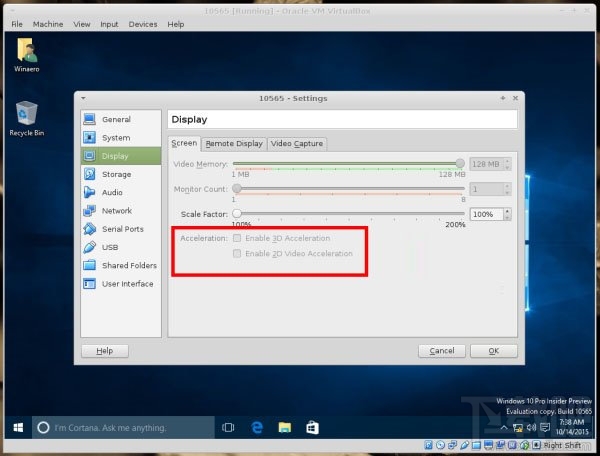 virtualbox安裝win10出現(xiàn)花屏怎么辦