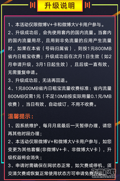微博微卡日租寶套餐怎么申請(qǐng)_微博微卡日租寶套餐怎么升級(jí)