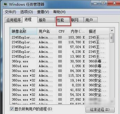 win7任務(wù)管理器怎么看cpu頻率