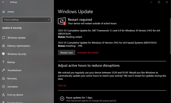 win10更新發布KB5013942正式版 修復IE崩潰問題