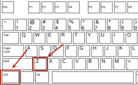win7取消上一步操作的快捷鍵