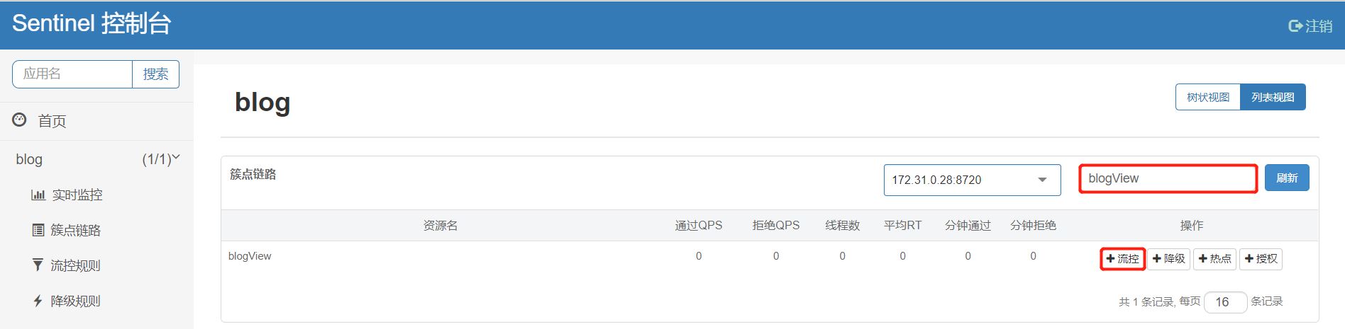SpringBoot2.0+阿里巴巴Sentinel動態限流實戰(附源碼)