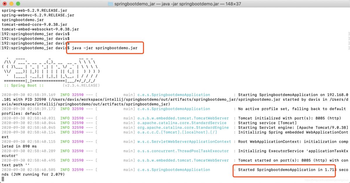 IDEA 將 SpringBoot 項目打包成jar的方法