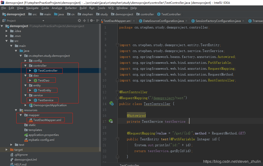 IDEA創建springboot + mybatis項目全過程(步驟詳解)