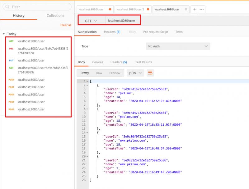 Springboot整合MongoDB進(jìn)行CRUD操作的兩種方式(實(shí)例代碼詳解)