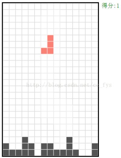 JavaScript canvas實(shí)現(xiàn)俄羅斯方塊游戲
