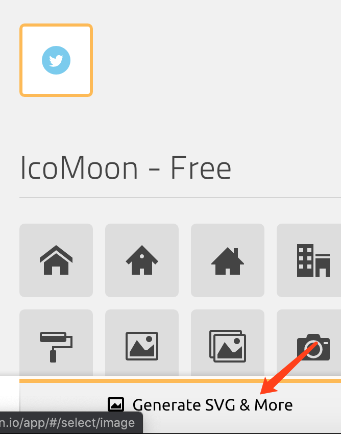 Iconfont(矢量圖標(biāo))+iconmoon(圖標(biāo)svg互轉(zhuǎn))配合javascript實(shí)現(xiàn)社交分享系統(tǒng)