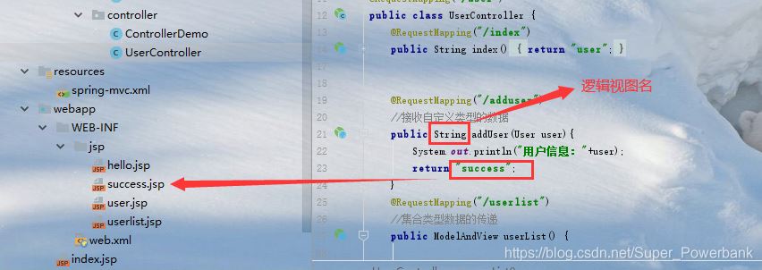Spring MVC的參數綁定和返回值問題