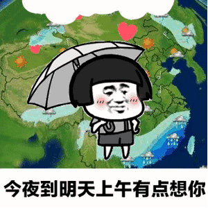 【抖音天氣預報都知道我想你GIF套路表情包】無水印分享