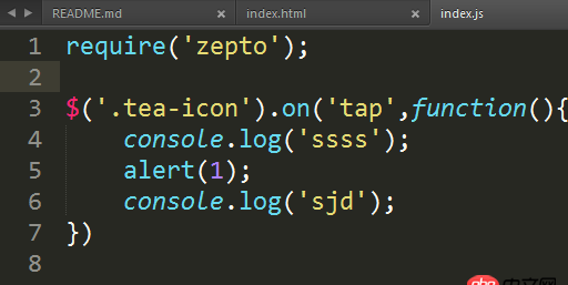 javascript - fis3 構建 模塊加載調用問題，index.js不能加載模塊zepto.js，也沒有錯誤報警，