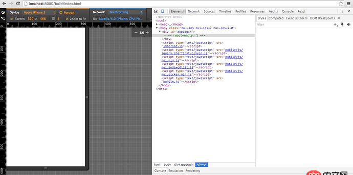 node.js - react應用加了react-redux后webpack打包后頁面顯示空白，也沒有報錯