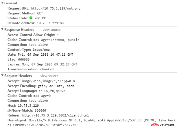 html5 - node靜態(tài)資源服務(wù)器設(shè)置了Cache-Control，但瀏覽器從來(lái)不走304